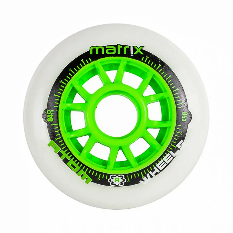 Atom Matrix Görkorcsolya kerék – 84 mm, Neonzöld