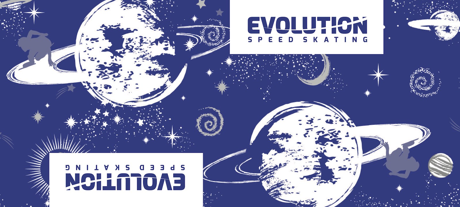 Evolution Space Pamut élvédő – Lila/Fehér