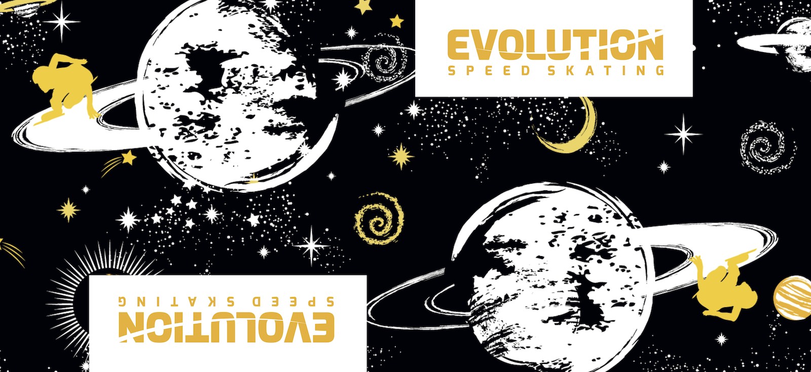 Evolution Space Pamut élvédő – Sárga/Fekete